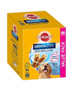 PEDIGREE DENTASTIX Large Breed Dental Dog Treat 56 Pack
