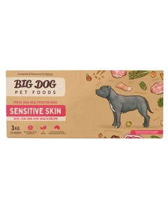 Big Dog Barf Sensitive Skin Dog Patties 3kg