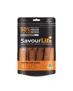 SavourLife Dog Treat Australian Duck Strips 150g