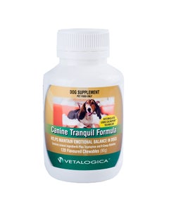 Vetalogica Canine Tranquil Formula 120 Tablets