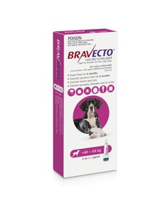 Bravecto Spot-on for Very Large Dogs - 40kg - 56kg 1Pk