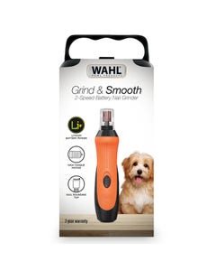Wahl Grind & Smooth Battery Dog Nail Grinder 2 Speed