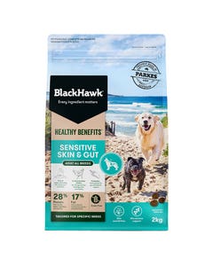 Black Hawk Healthy Benefits Sensitive Skin Gut Adult Dog Food