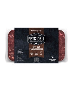 Pets Deli Premium Kangaroo & Beef Fresh Dog Mince 1kg