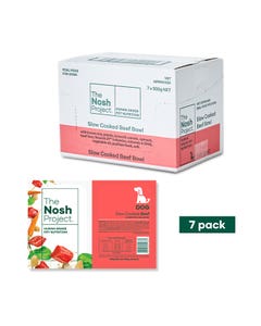 The Nosh Project Beef Bowl Adult Dog Meal 500gx7