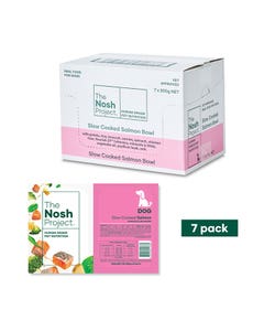 The Nosh Project Salmon Bowl Adult Dog Meal 500gx7