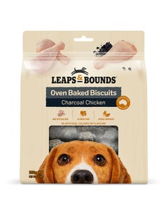 Leaps & Bounds Charcoal Chicken Baked Dog Treat 500g