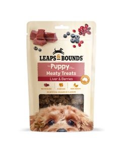 Leaps & Bounds Liver & Berries Meaty Puppy Treat 300g