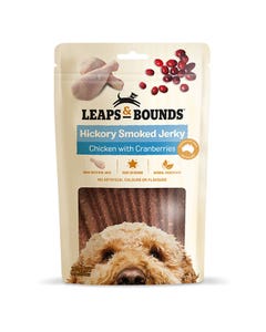 Leaps & Bounds Chicken With Cranberry Dog Jerky