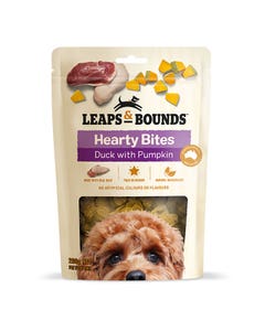 Leaps & Bounds Duck With Pumpkin Dog Hearty Bites 200g