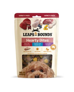 Leaps & Bounds Variety Dog Hearty Bites 200g