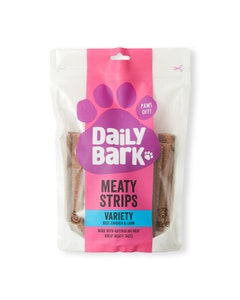 Daily Bark Variety Dog Meaty Strips 750g