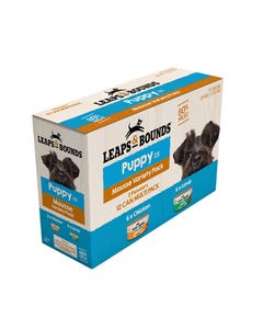 Leaps & Bounds Mousse Variety Pack Puppy Can 85g 12PK