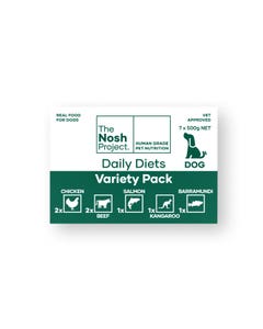 The Nosh Project Adult Variety Pack Dog Meal 500gx7