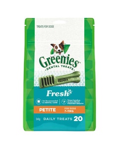 GREENIES Canine Dental Dog Treats Fresh Petite 340g