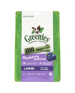 GREENIES Canine Dental Dog Treats Blueberry Large 340g