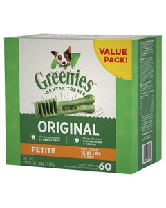 Greenies Original Dog Treat Petite 1kg x 2