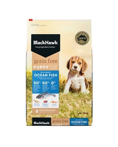 Black Hawk Grain Free Ocean Fish Puppy Dog Food