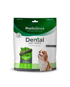 Probalance Toothbrush Parsley & Mint Small Dog Treat