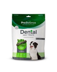 Probalance Toothbrush Parsley & Mint Medium Dog Treat 57PK x 2