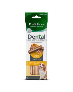 Probalance Dental Bar Peanut Butter Small Dog Treat 3Pk