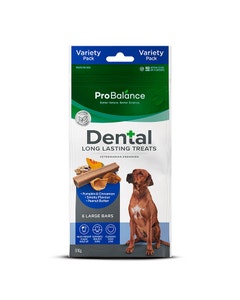 Probalance Dental Bar Variety Pack Large Dog Treat 6Pk