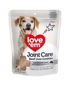 Love Em Beef Joint Care Cookie Dog Treat 250g