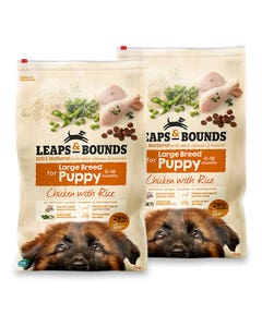 Leaps & Bounds Chicken Large Breed Puppy Food 15kgx2