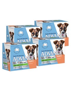 Advance Lamb & Rice Puppy Food 100gx48