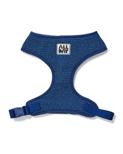 All Day Flex Knit T Strap Dog Harness Blue