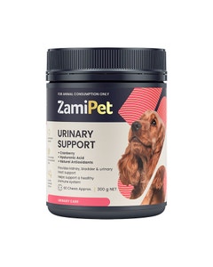 ZamiPet Urinary Support Dog Chews 300g-60PK