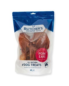 Butcher's Superior Cuts Long Last Pork Ear Dog Treat