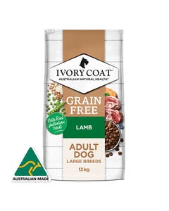 Ivory Coat Grain Free Lamb Adult Dog Food 13kg