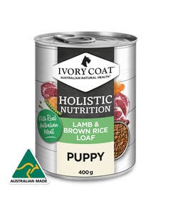 Ivory Coat Wholegrain Lamb & Brown Rice Puppy Loaf 400g x 36