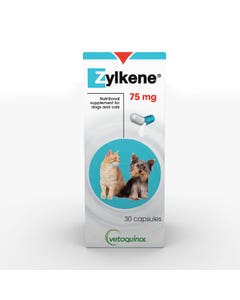 Zylkene Anxiety & Behaviour Dog Capsules 75mg-30PK