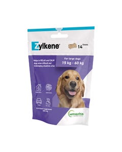 Zylkene Anxiety & Behaviour Dog Chews 450mg-14PK