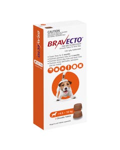 Bravecto 4.5-10kg Small Dog Flea & Tick Chew 2PK