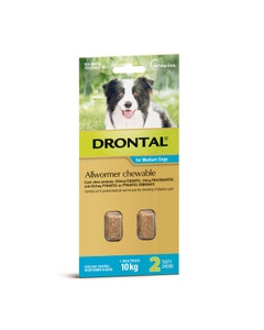 Drontal Allwormer Chewable For Medium Dogs