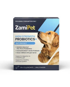 ZamiPet High Strength Probiotics Gut Protect Dog Powder 30g