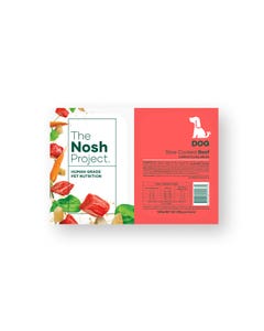 The Nosh Project Beef Bowl Adult Dog Meal 500g