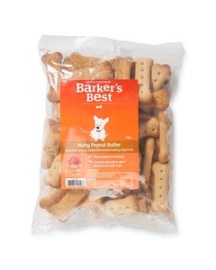 Barkers Best Peanut Butter Biscuits Dog Treat 750g