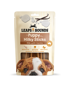 Leaps & Bounds Milk With Vanilla Puppy Milky Sticks